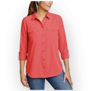 NWT Eddie Bauer Classic Fit Blouse Large